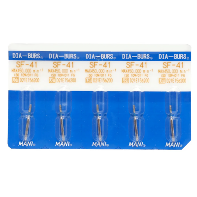 Mani Diamond Burs - Straight Flat End - SF - 41